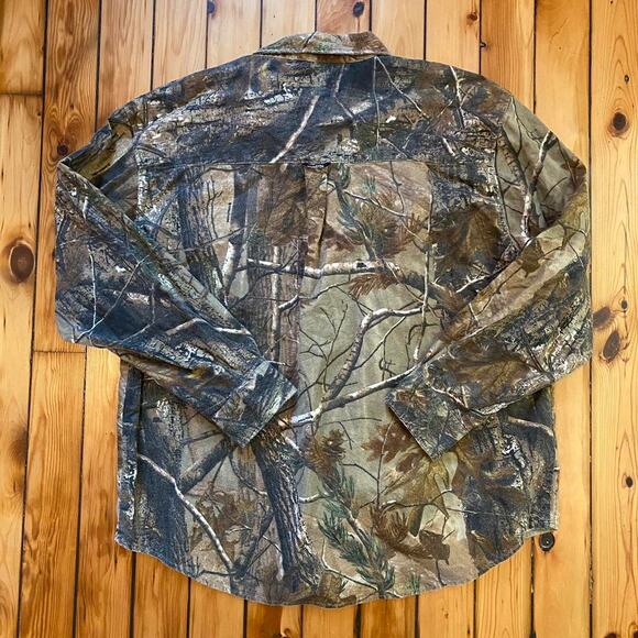 Vintage Reminton Real Tree Camouflage Shirt XXL Broken-in - Picture 4 of 5